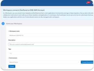 Workspaces - DevPanel