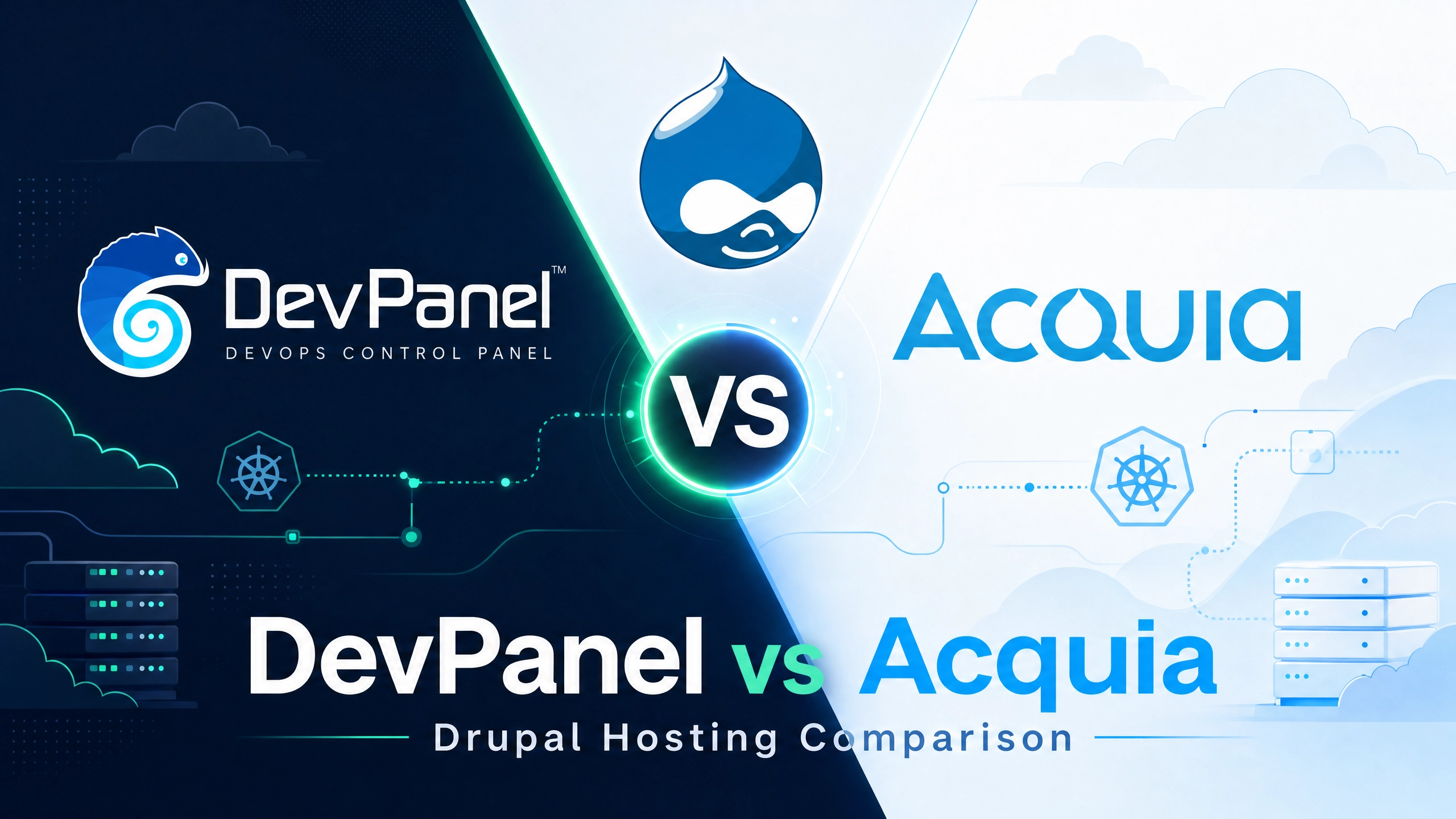 DevPanel vs Acquia Blog Featured image