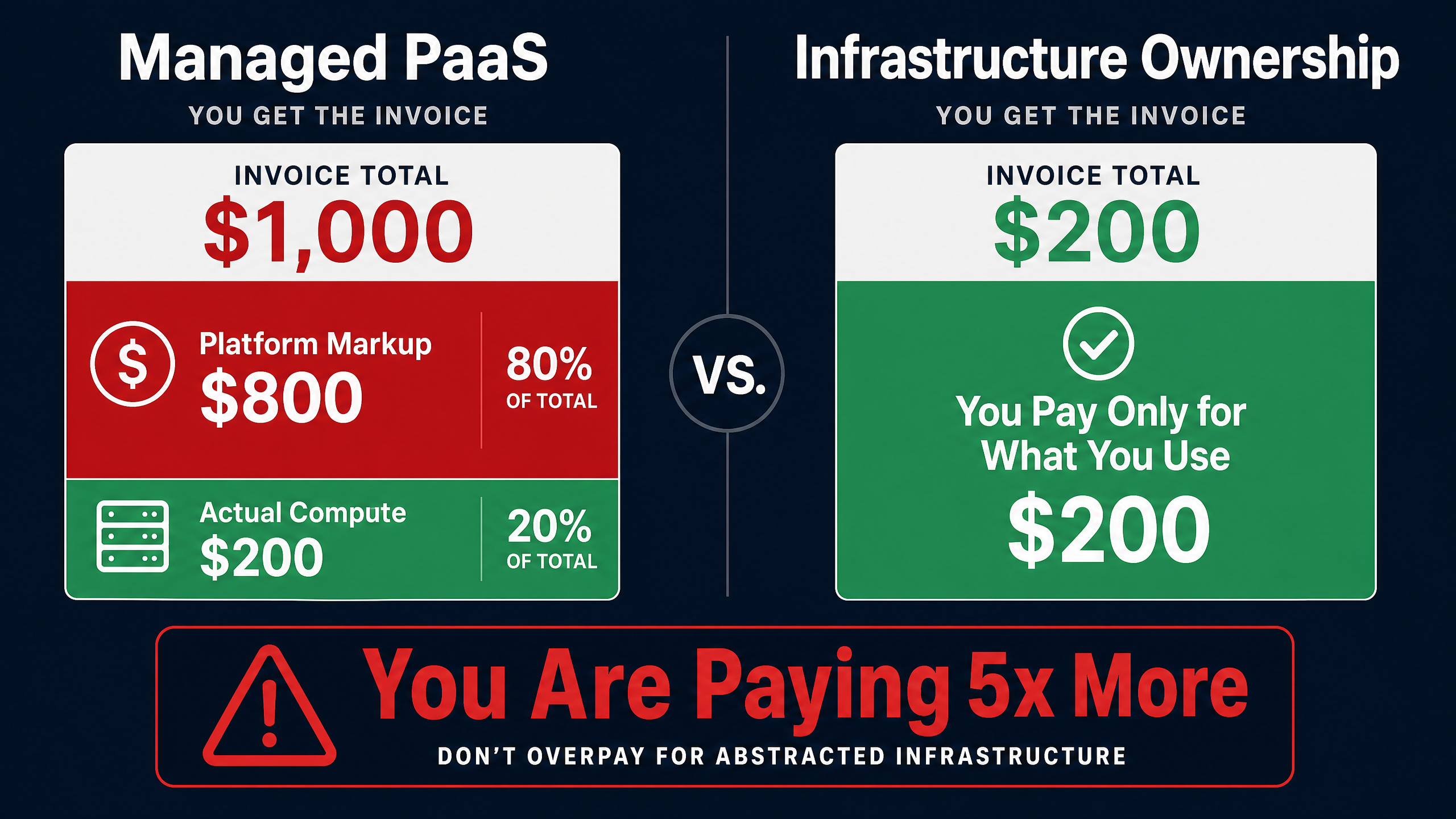 Managed PaaS vs Infrastructure Ownership