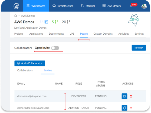 DevPanel Workspaces Preview 